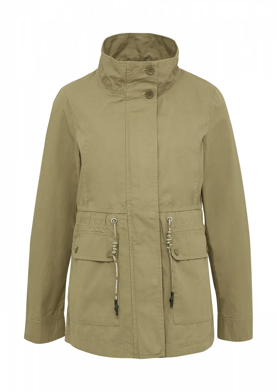 Жіноча Куртка QS Бавовна з куліскою, фото №1 Жіноча Куртка QS Бавовна з куліскою, фото №1