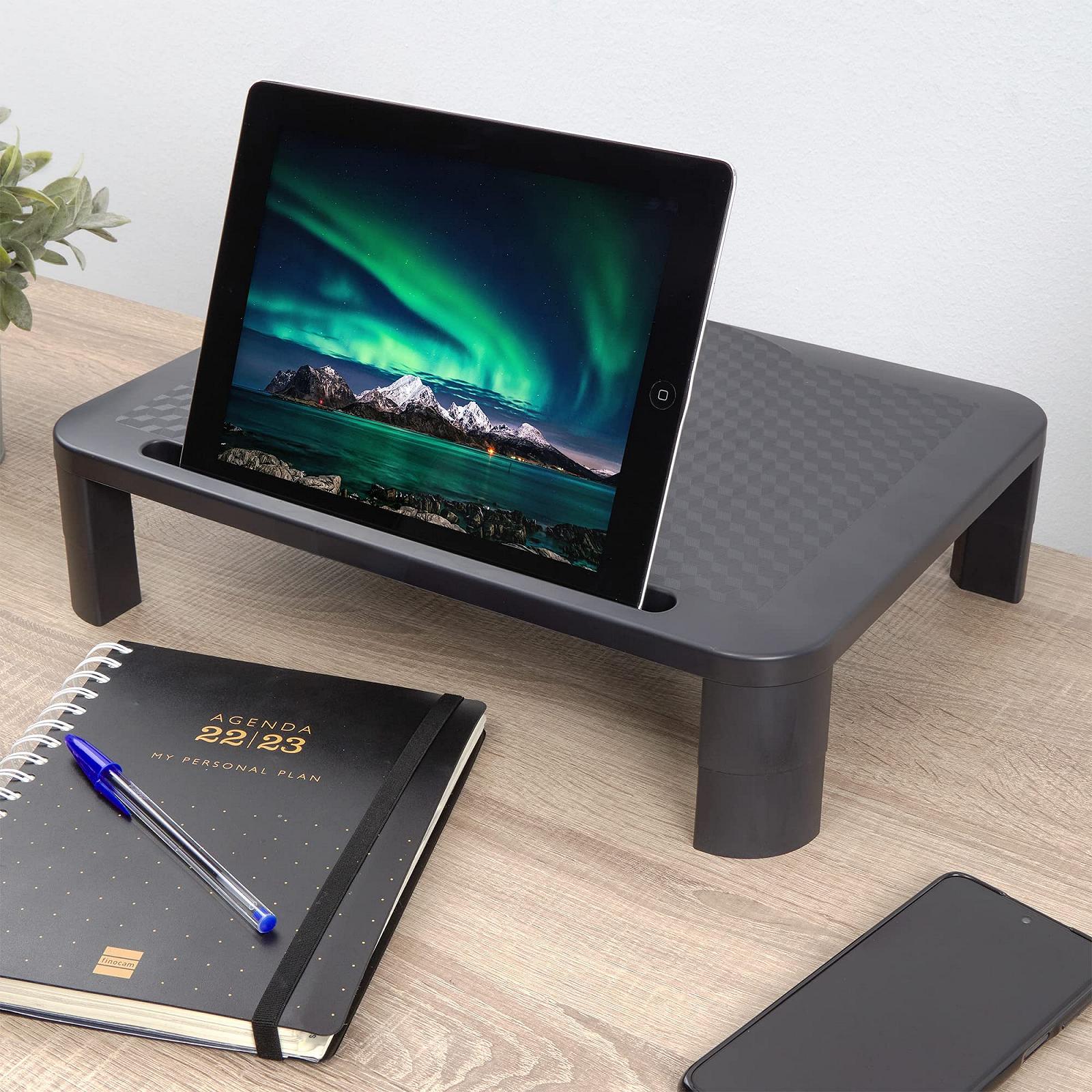 Підставка для монітора Регульована по висоті для комп'ютера та ноутбука Знімні ніжки Зроблено в ЄС (1 шт), фото №7