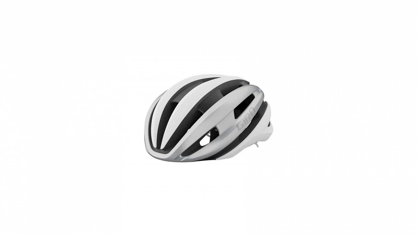 Шолом Road Bike Giro Synthe MIPS II White/Silver 2022, фото №1