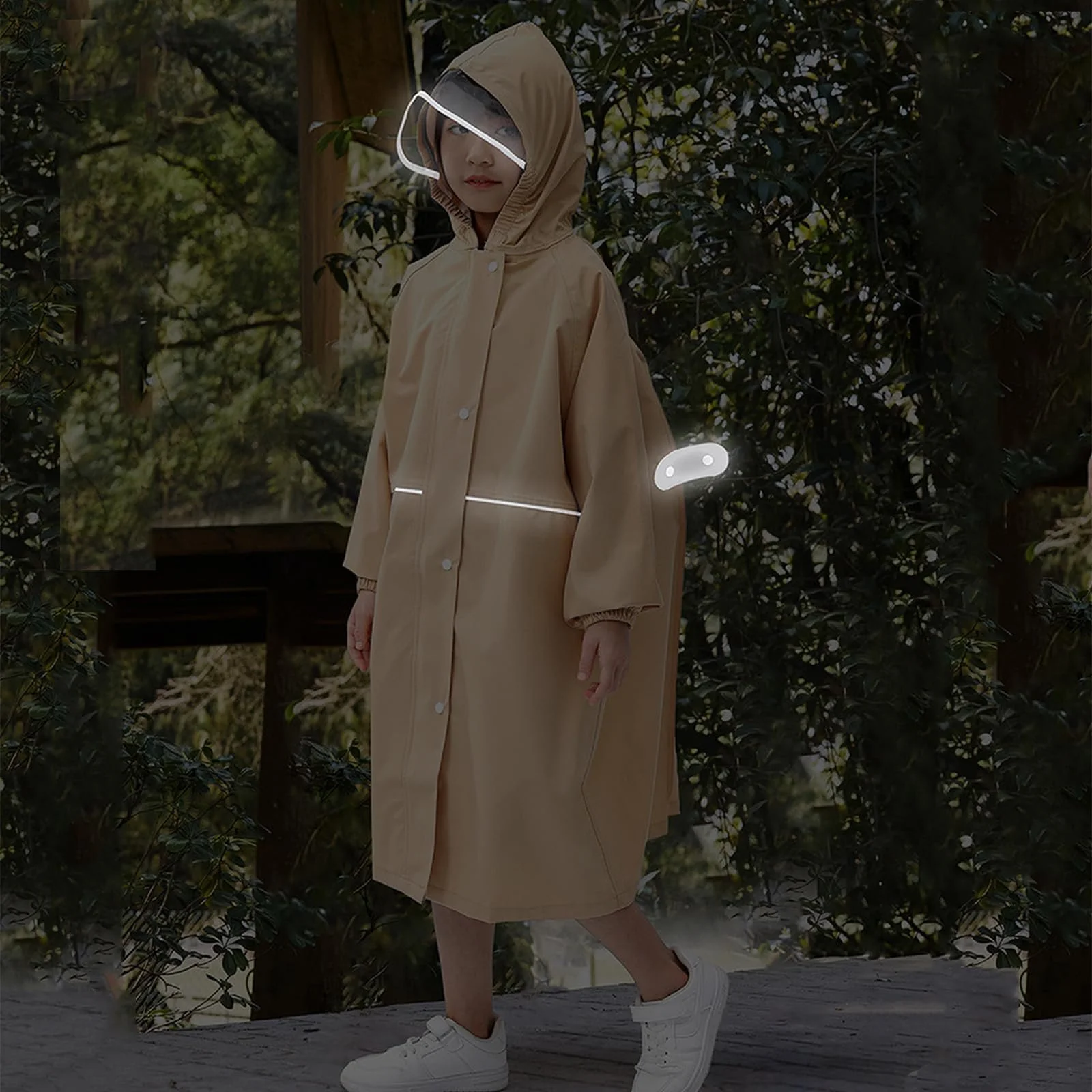 Дитячий дощовий плащ EQWIGKEIT, фото №4