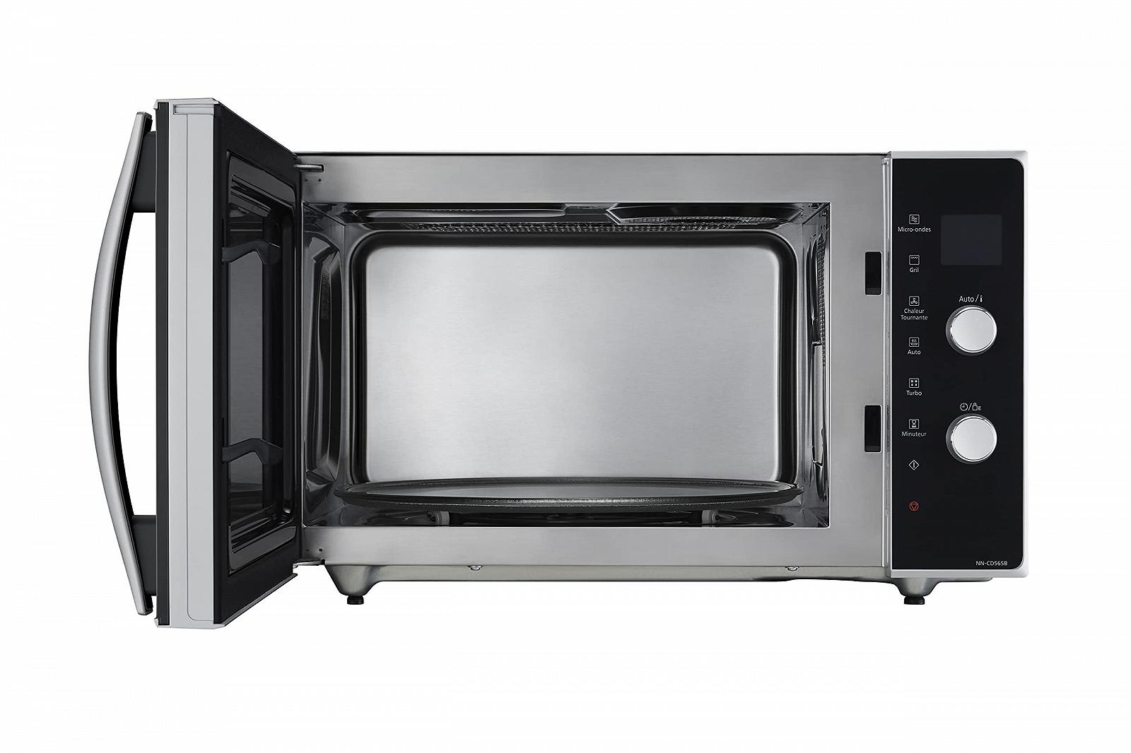 Комбінована мікрохвильова піч 3-в-1 Panasonic NN-CD565BEPG 27 л Інверторна 100-220°C Кварцовий гриль 1300 Вт 1000 Вт Black Version FR, фото №2 Комбінована мікрохвильова піч 3-в-1 Panasonic NN-CD565BEPG 27 л Інверторна 100-220°C Кварцовий гриль 1300 Вт 1000 Вт Black Version FR, фото №2
