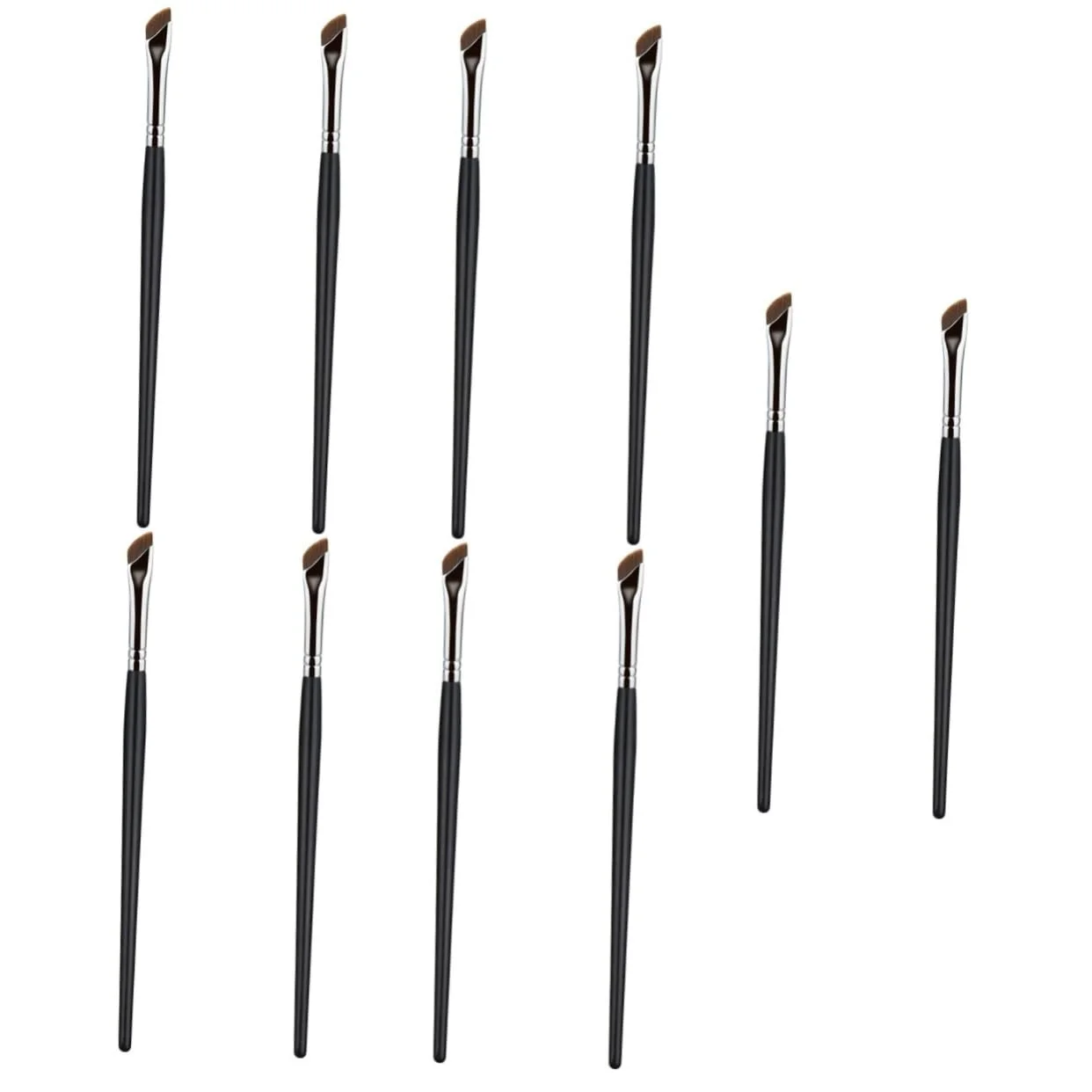 Кисти Ipetboom для бровей, 10 шт, скошенная, плоская, для консилера, для макияжа, фото №1