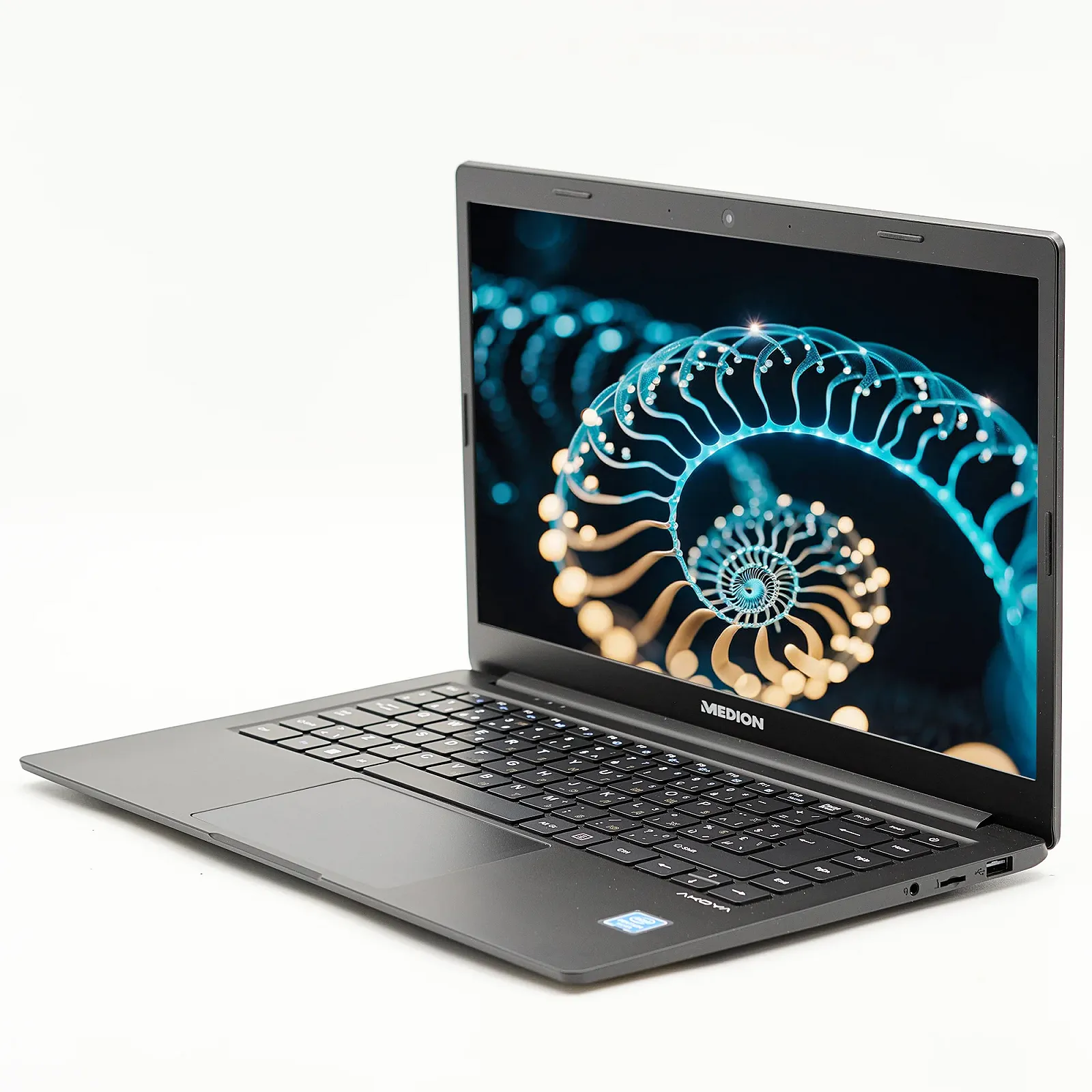 Ноутбук 14" Medion (Lenovo Group) Akoya E4251 Intel RAM 4 ГБ SSD 256 ГБ Intel UHD Graphics Метал FullHD IPS Win10 (4680), фото №4