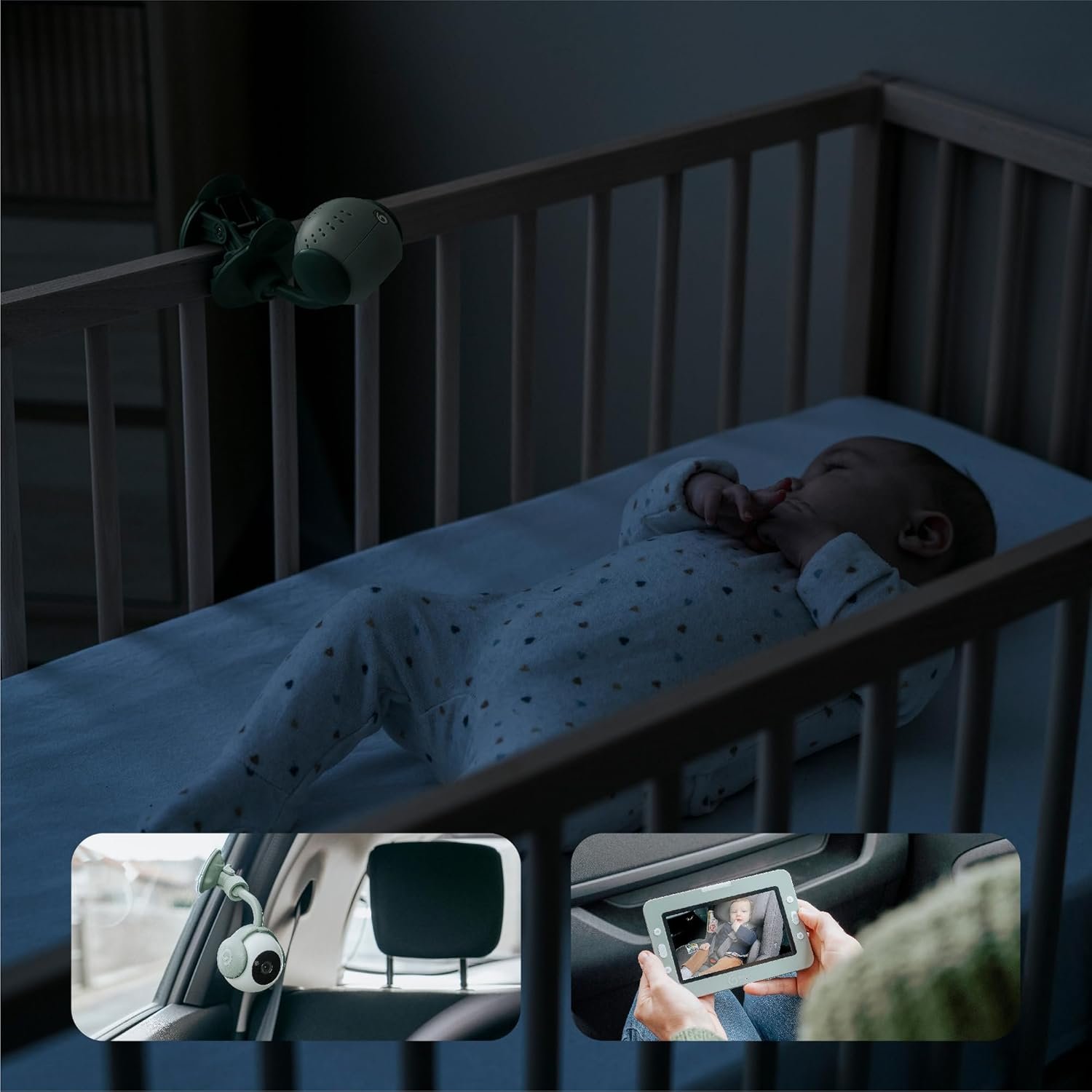 Видеоняня Babymoov YOO Go+ HD / Дальность до 300 м / 4 крепления, фото №6 Видеоняня Babymoov YOO Go+ HD / Дальность до 300 м / 4 крепления, фото №6