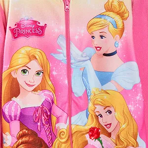 Піжама Disney Princess, дитяча, флісова, на блискавці synthetic.ua - Фото 1