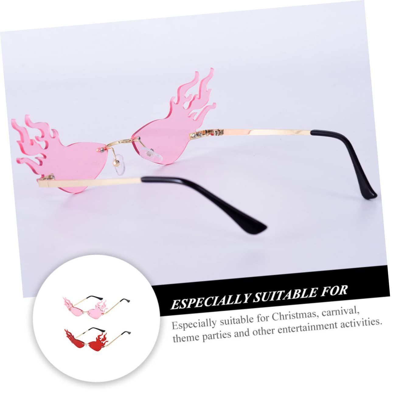 Сонцезахисні окуляри PACKOVE 8 шт Без оправи для жінок, дівчат, фото №2