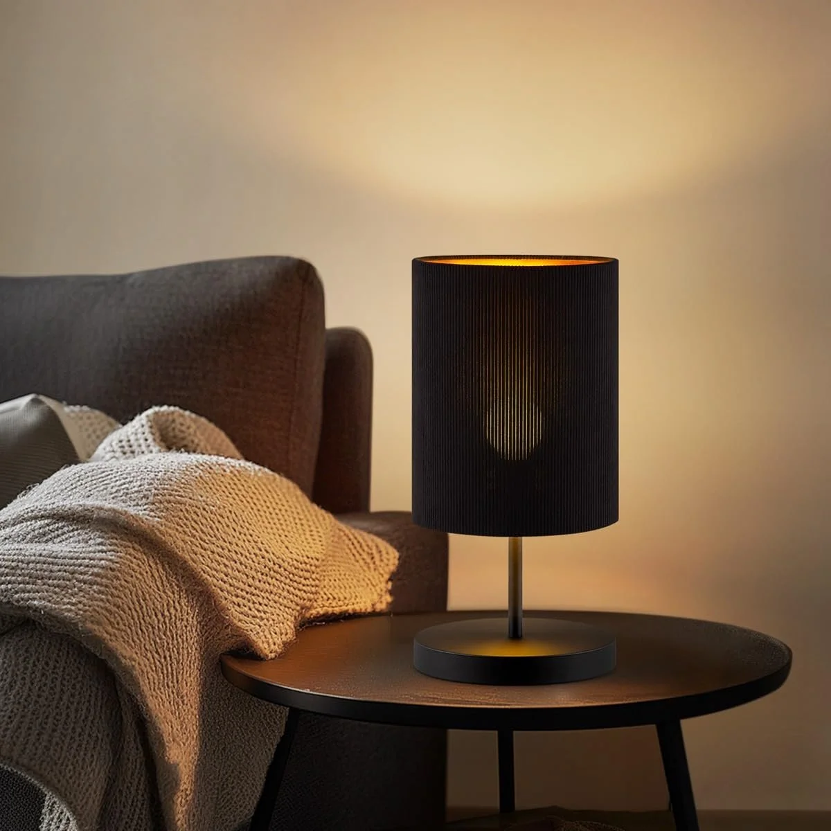 Настільна лампа Home Sweet Home Scandinavian E27 20 x 40 см Black, фото №2