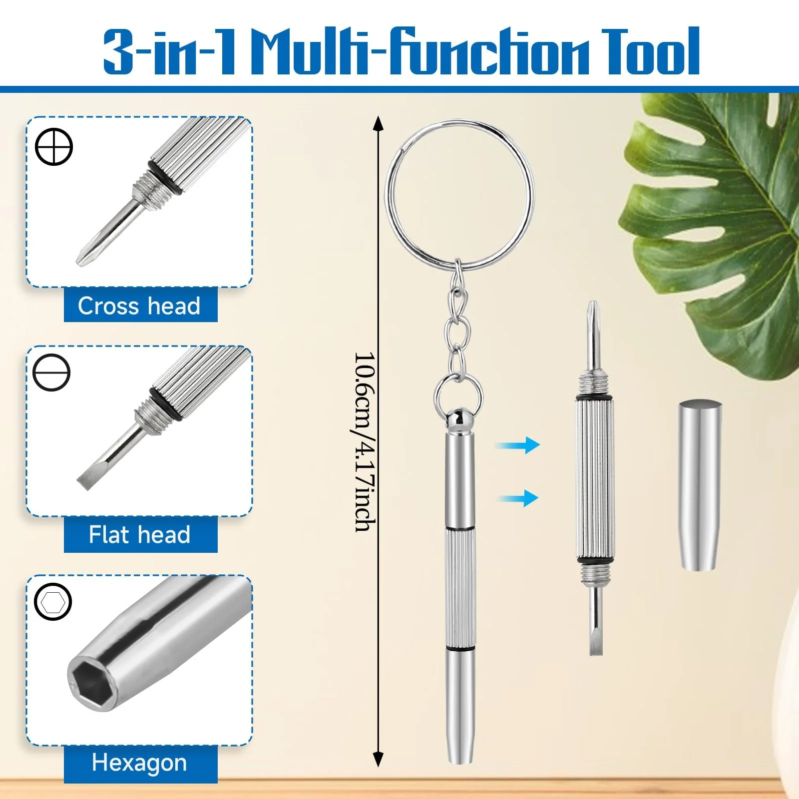 Викрутка Glasses 6 в 1 Mini Blue, фото №3