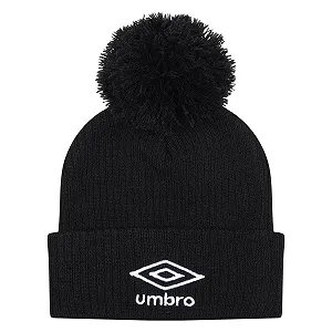 Шапка с помпоном UMBRO Детская, черная - Фото 1