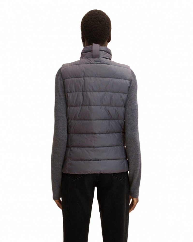 Жилетка Tom Tailor 1031311-15417 ultra lightweight XS Tёмно-серый, фото №2
