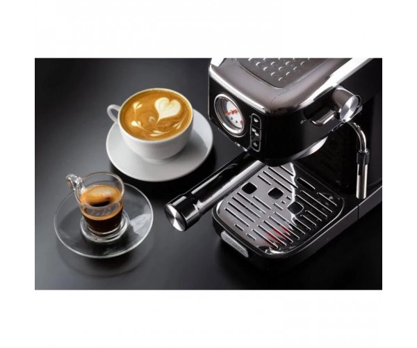 Рожкова кавоварка еспресо Ariete 1381 Black 00M138112AR0, фото №5 Рожкова кавоварка еспресо Ariete 1381 Black 00M138112AR0, фото №5