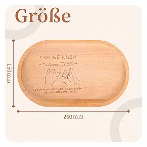 Поднос Zidoley с гравировкой "Дружба" synthetic.ua - Фото 1