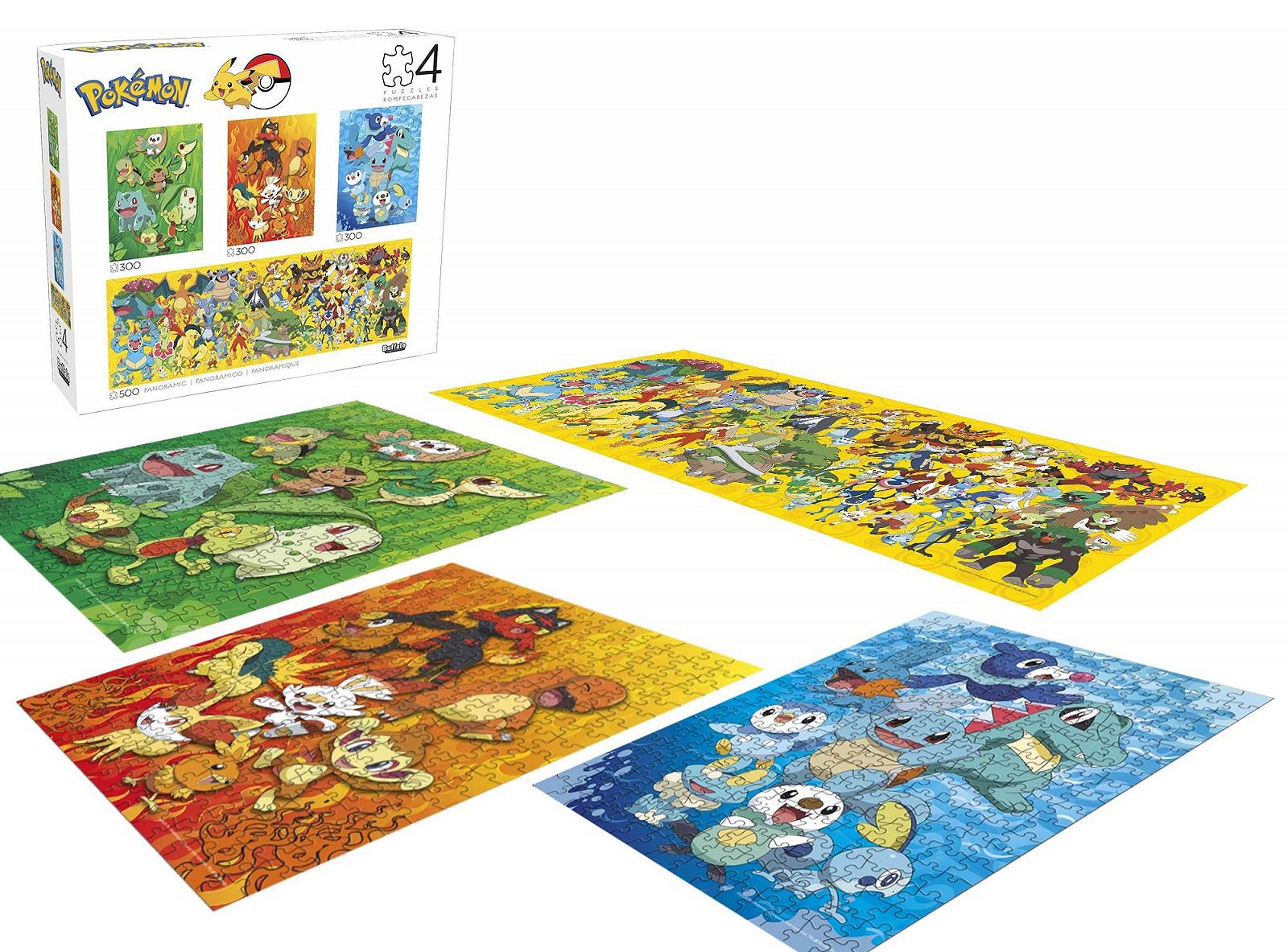 Набор пазлов Buffalo Games Pokemon 9371 4x1 Multipack 300 и 500 деталей, фото №3