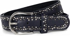 Ремень styleBREAKER Unisex 03010071 с разноцветными маленькими заклепками, укорачиваемый synthetic.ua - Фото 1