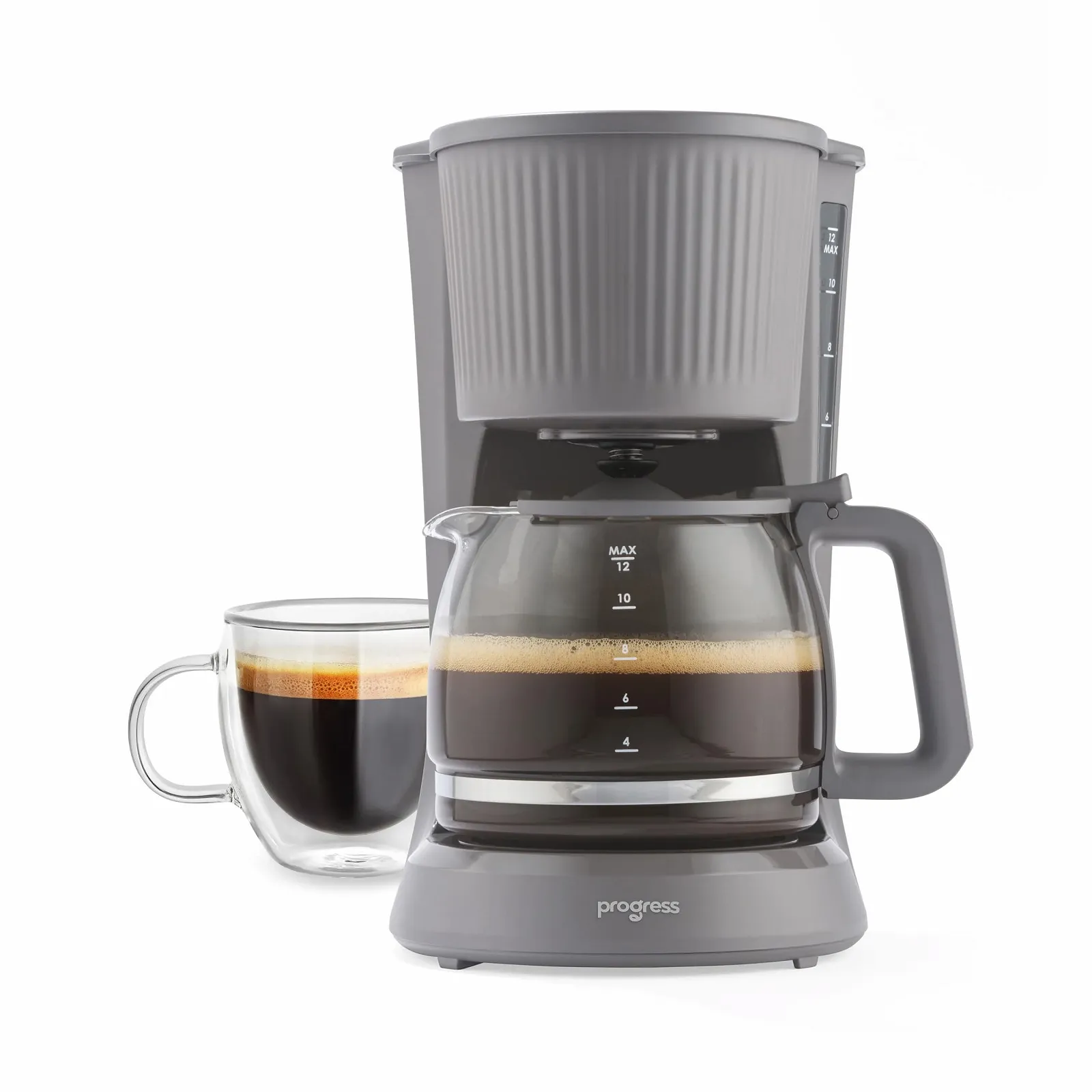 Кофеварка фильтровальная Progress Mellow 1,5 л 750 W Серый, фото №5