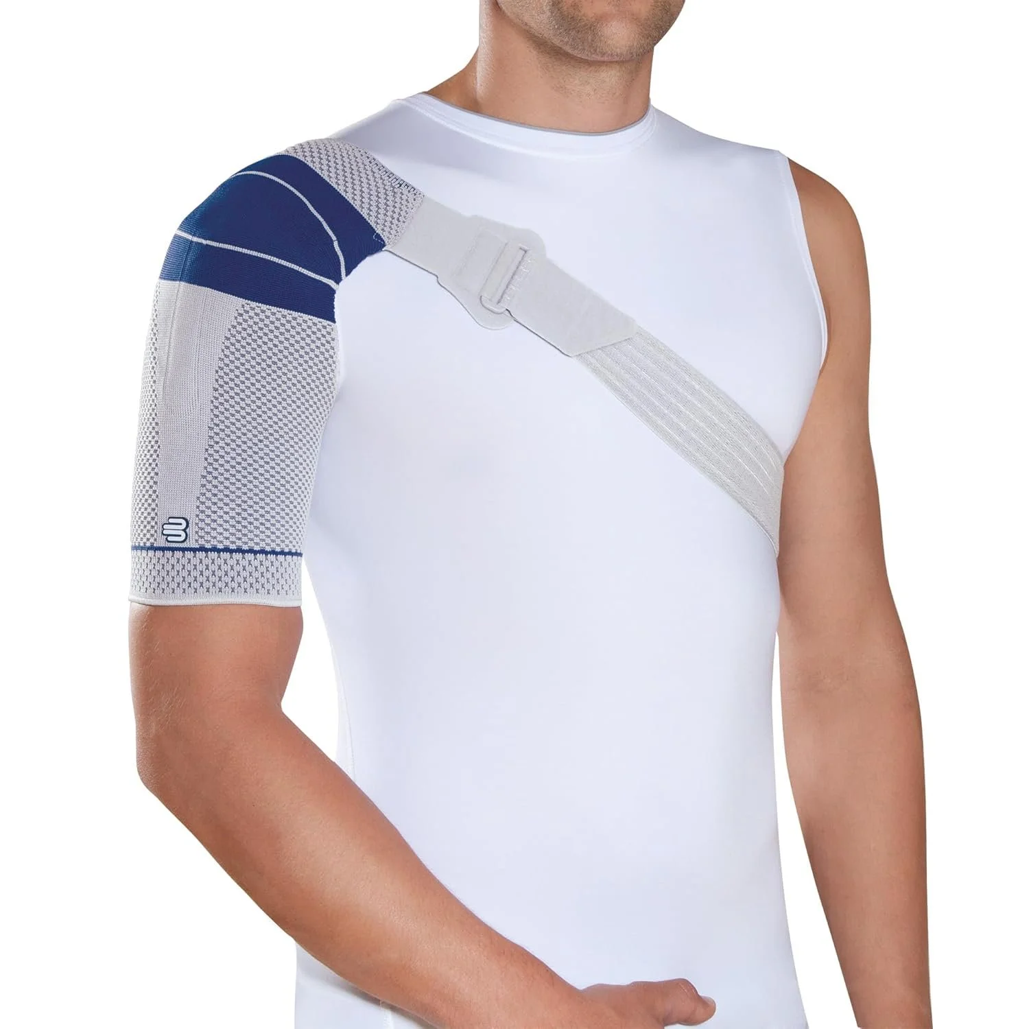 Компрессионный бандаж Bauerfeind OmoTrain S / Правый / Размер 3 / Серый, фото №3 Компрессионный бандаж Bauerfeind OmoTrain S / Правый / Размер 3 / Серый, фото №3