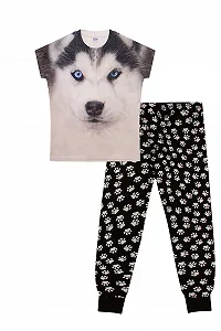 Пижама ThePyjamaFactory Husky 3D Paws длинная - Фото 1