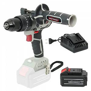 Купить Дрель-шуруповерт Dino KRAFTPAKET 18V-75Nm бесщеточный аккумуляторный ударный комплект с батареей 4Ah и зарядным устройством 4A с быстрозажимным патроном 1-13 мм из стали 20+3 уровня крутящего момента 2-скоростной и LED, бесщеточный мотор - Фото 1 Дрель-шуруповерт Dino KRAFTPAKET 18V-75Nm бесщеточный аккумуляторный ударный комплект с батареей 4Ah и зарядным устройством 4A с быстрозажимным патроном 1-13 мм из стали 20+3 уровня крутящего момента 2-скоростной и LED, бесщеточный мотор - Фото 1