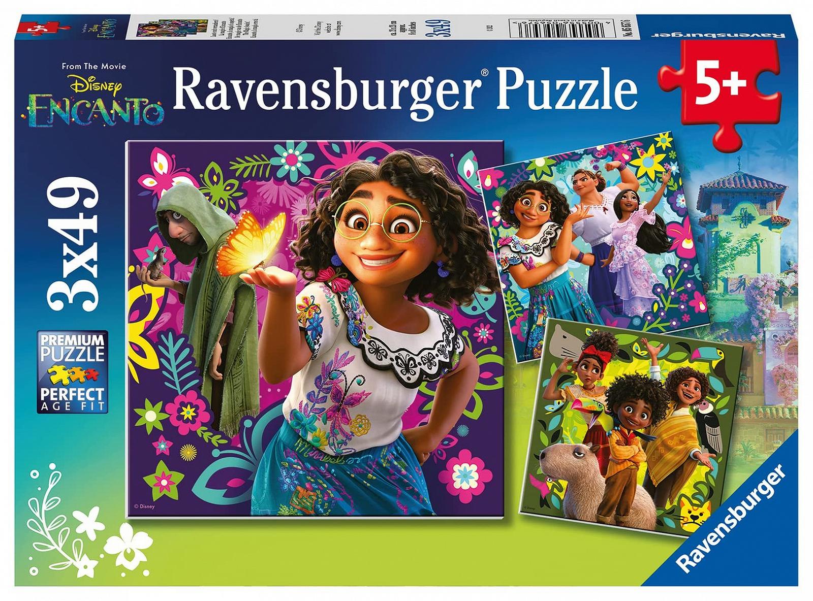 Детский пазл Ravensburger Disney Encanto Let You Enchant 05657 3 x 49 элементов, фото №1 Детский пазл Ravensburger Disney Encanto Let You Enchant 05657 3 x 49 элементов, фото №1