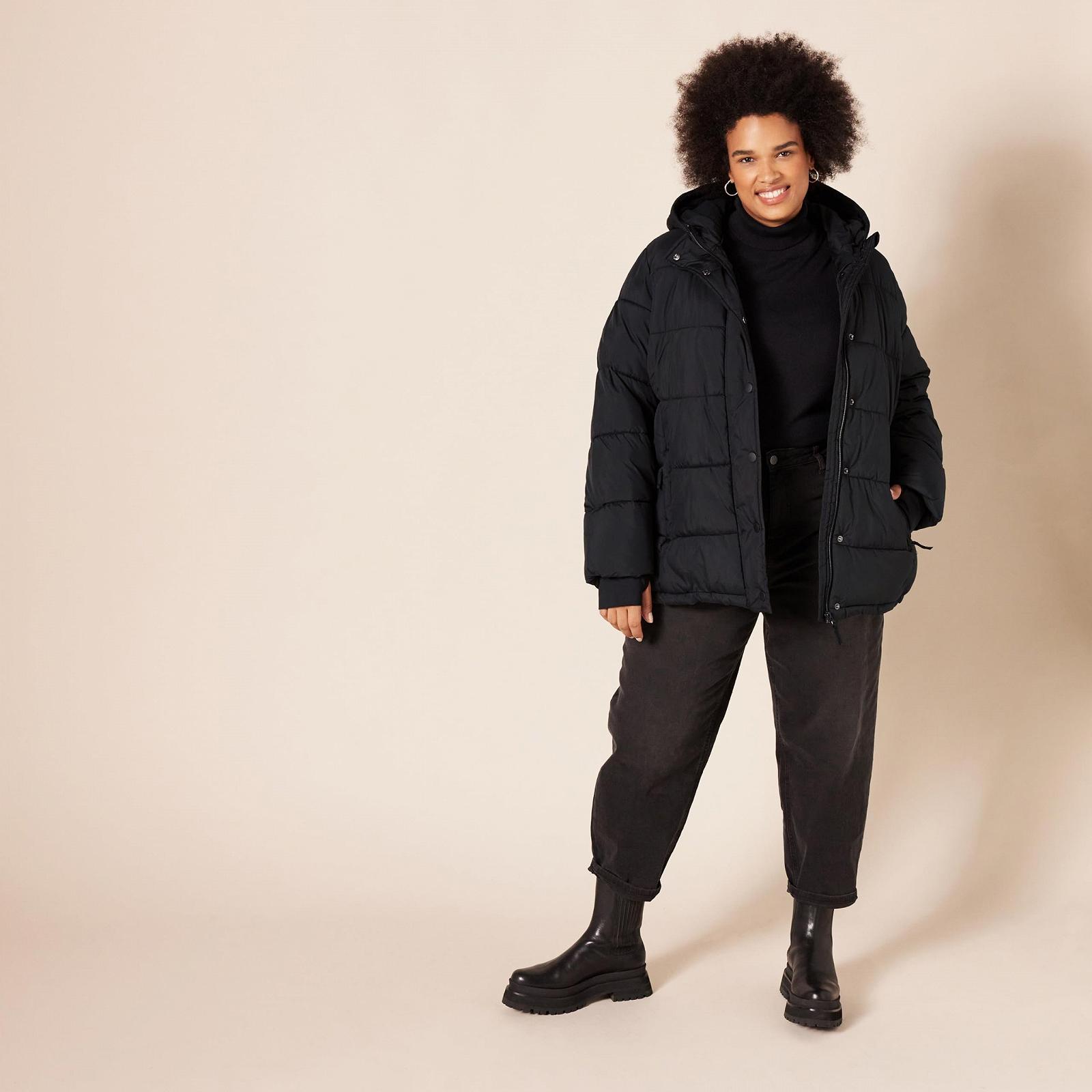 Куртка пухова Amazon Essentials З капюшоном стьобана, фото №7