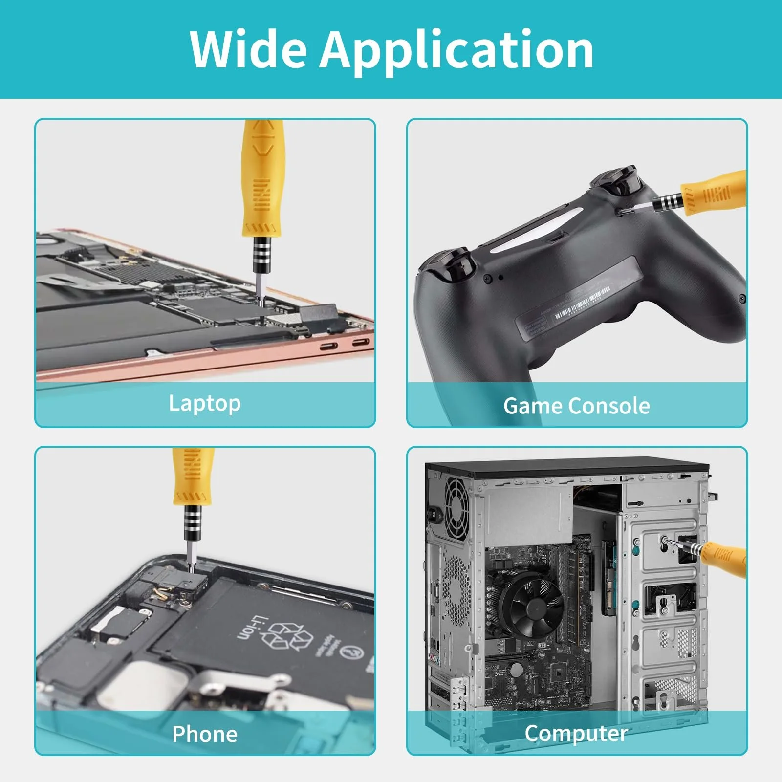 Набір прецизійних викруток Bluvizo 35 предметів, фото №4