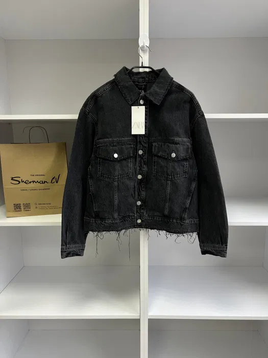 Світшот ZARA denim overshirt L, фото №1