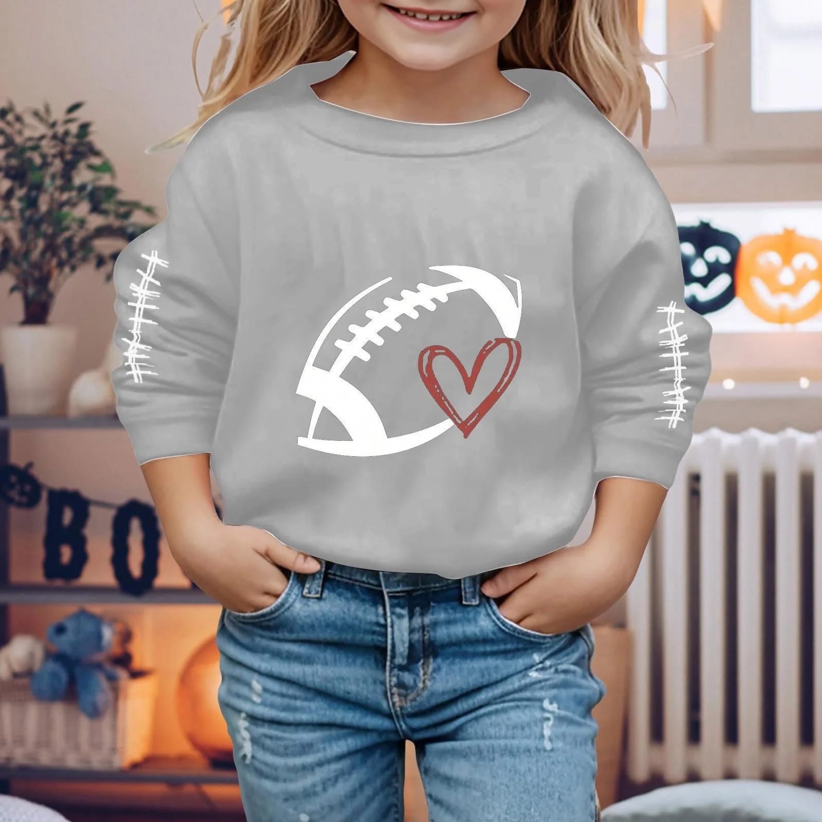 Худі для дівчинки з капюшоном, з довгими рукавами, фото №3