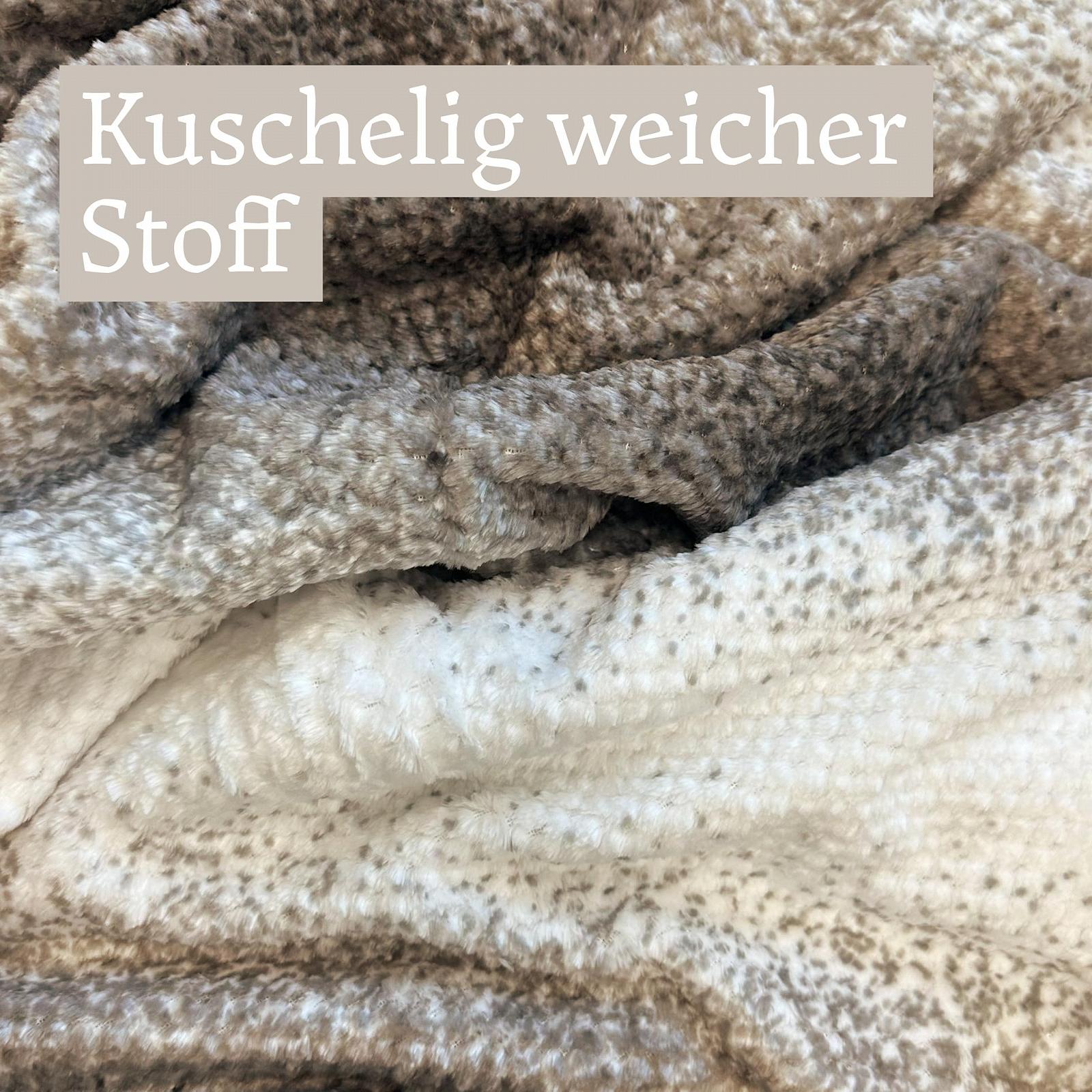 Одеяло MiCasa SuCasa Cuddly Коричневое 125 x 150 см, фото №6