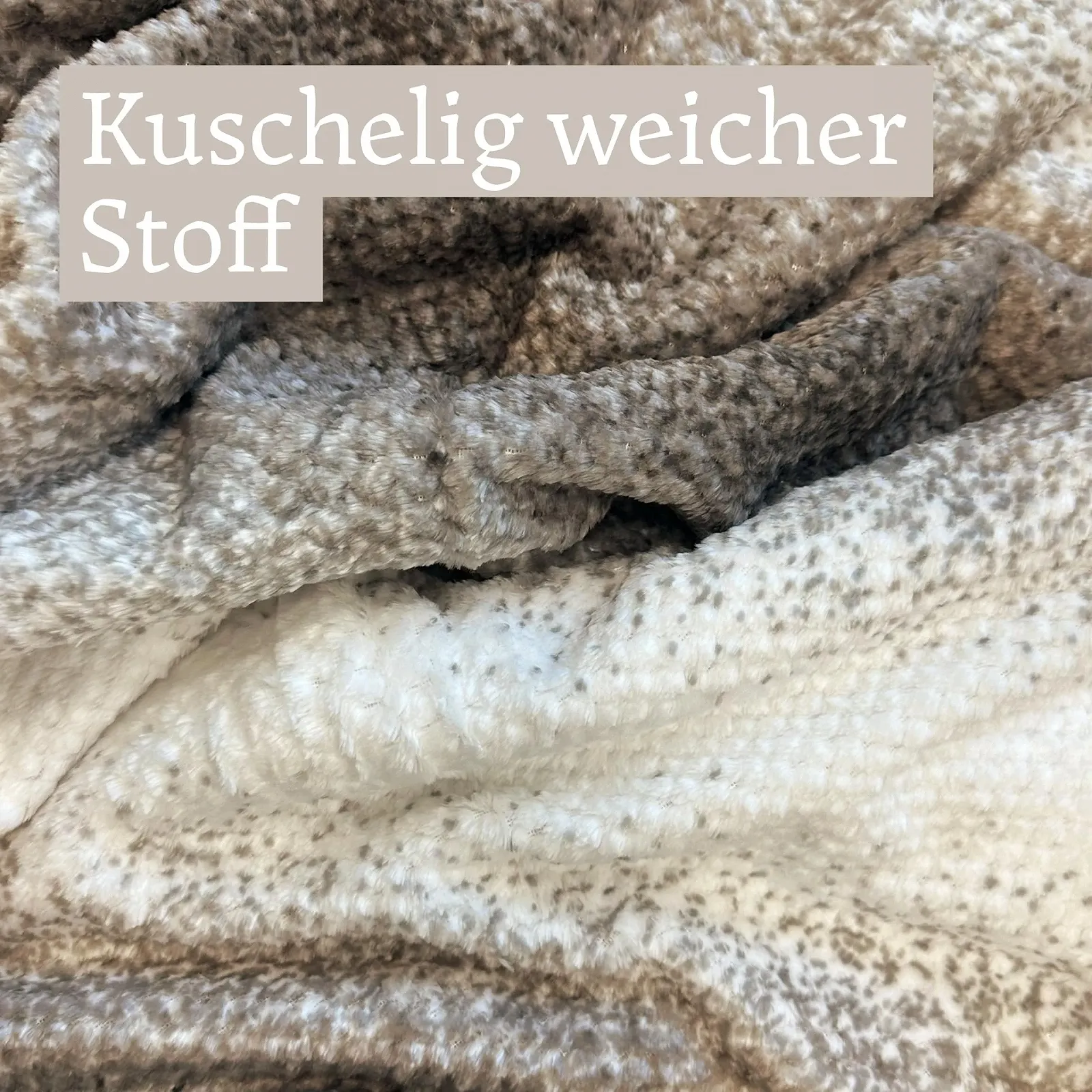 Покривало MiCasa SuCasa Cuddly Коричнева 125 x 150 см, фото №6