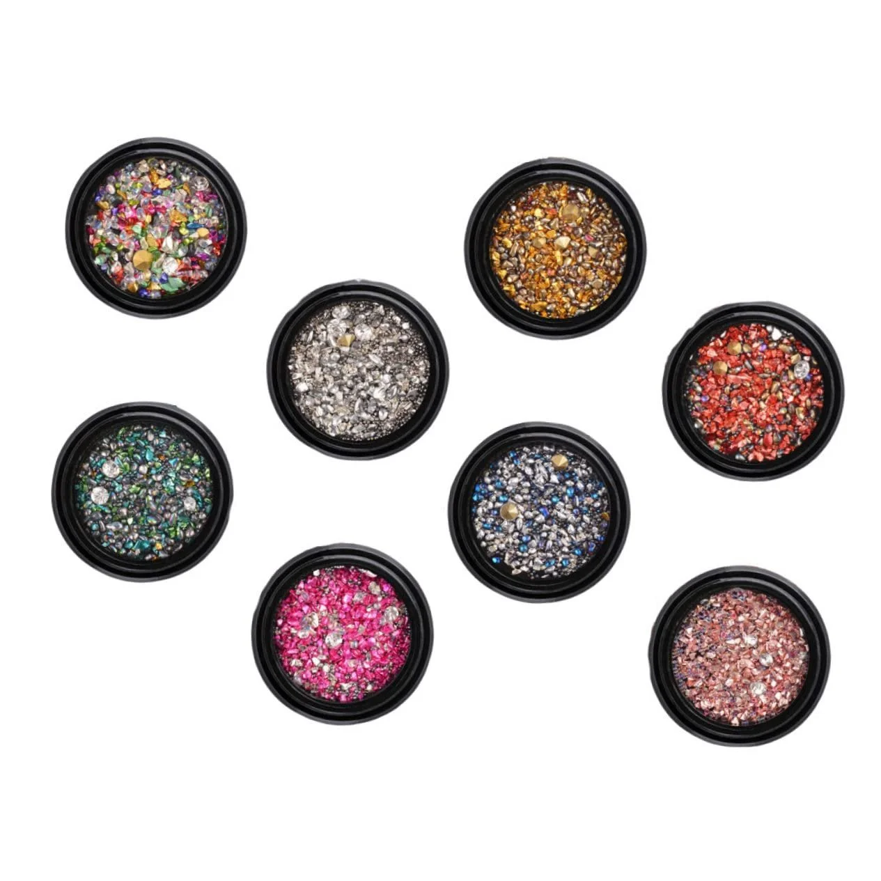 Стрази Діамантові. Багатоколірні Блискітки для нігтів, фото №9