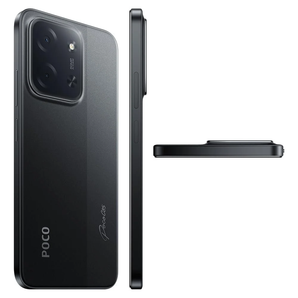 Смартфон XIAOMI Poco C85 4G 8 GB + 256 GB 6.9 дюймів 50 MP 120 Гц MediaTek Helio G81-Ultra 33 Вт Black без підтримки NFC, фото №2