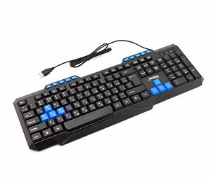 Клавіатура USB JEDEL K518 Eng Pyc,435х130х21, 112k Black Box - Фото 1