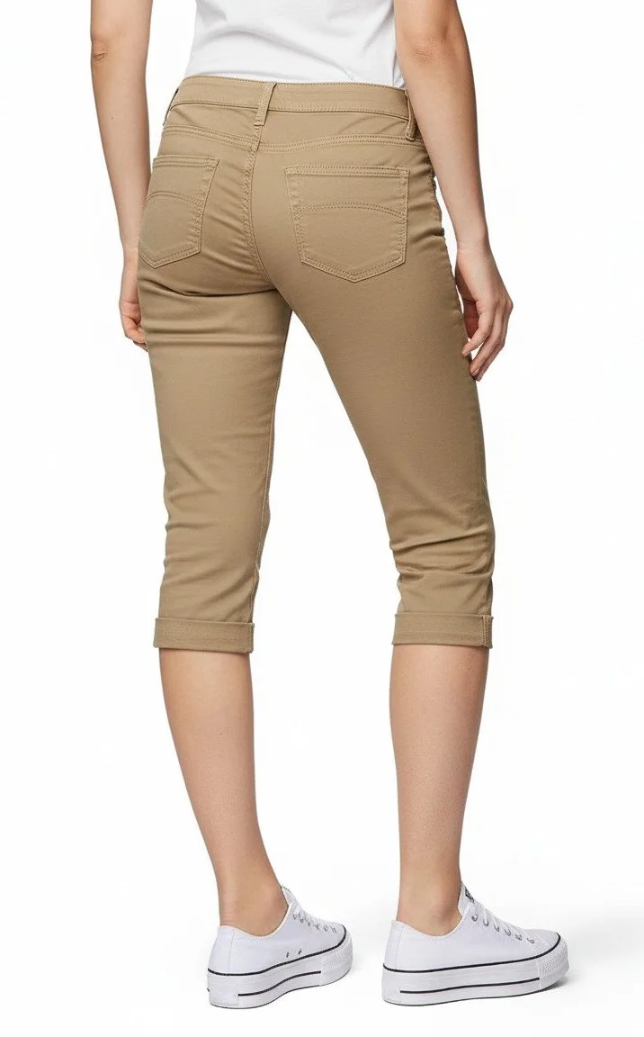 Жіночі капрі-шорти MAVI Marina у кольорі Taupe сіро-бежевий - 28, фото №3