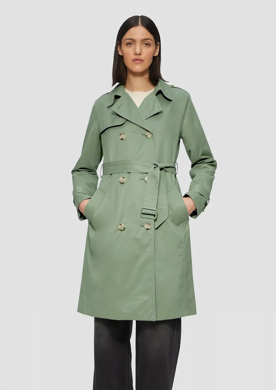 Тренч s.Oliver З смугастою підкладкою, фото №5 Тренч s.Oliver З смугастою підкладкою, фото №5