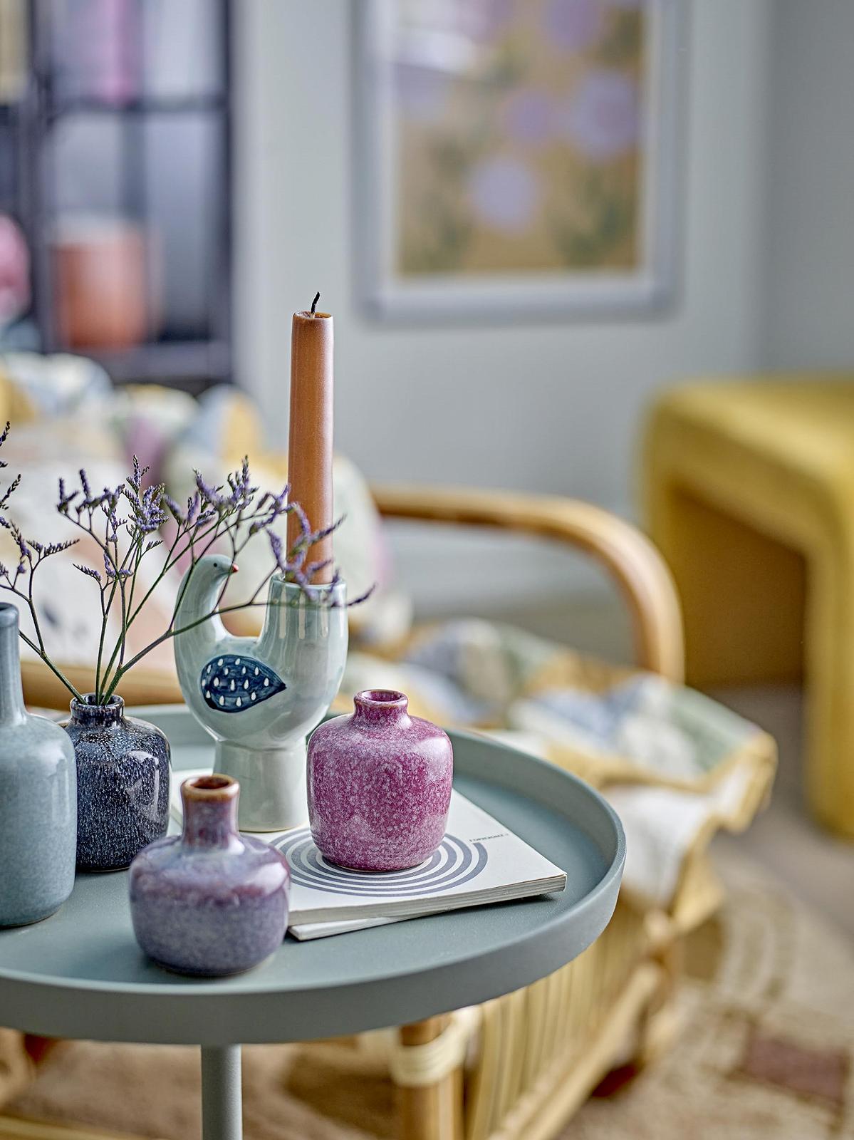 Підсвічник Bloomingville Trudy Ceramic Bird Blue Green для 1 свічки 12 x 8 см, фото №3