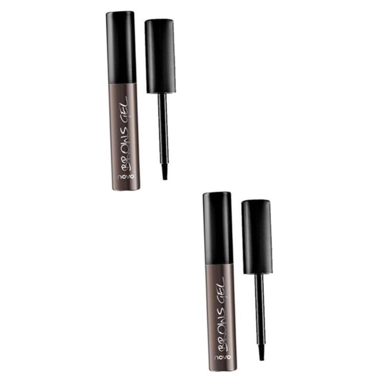 Гель для брів minkissy Кольорування Татуаж Макіяж Олівець Пудра Plain Набір 2 шт., фото №1