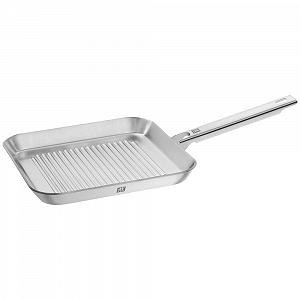 Пательня-гриль ZWILLING Plus 24 x 24 см, срібляста - Фото 1