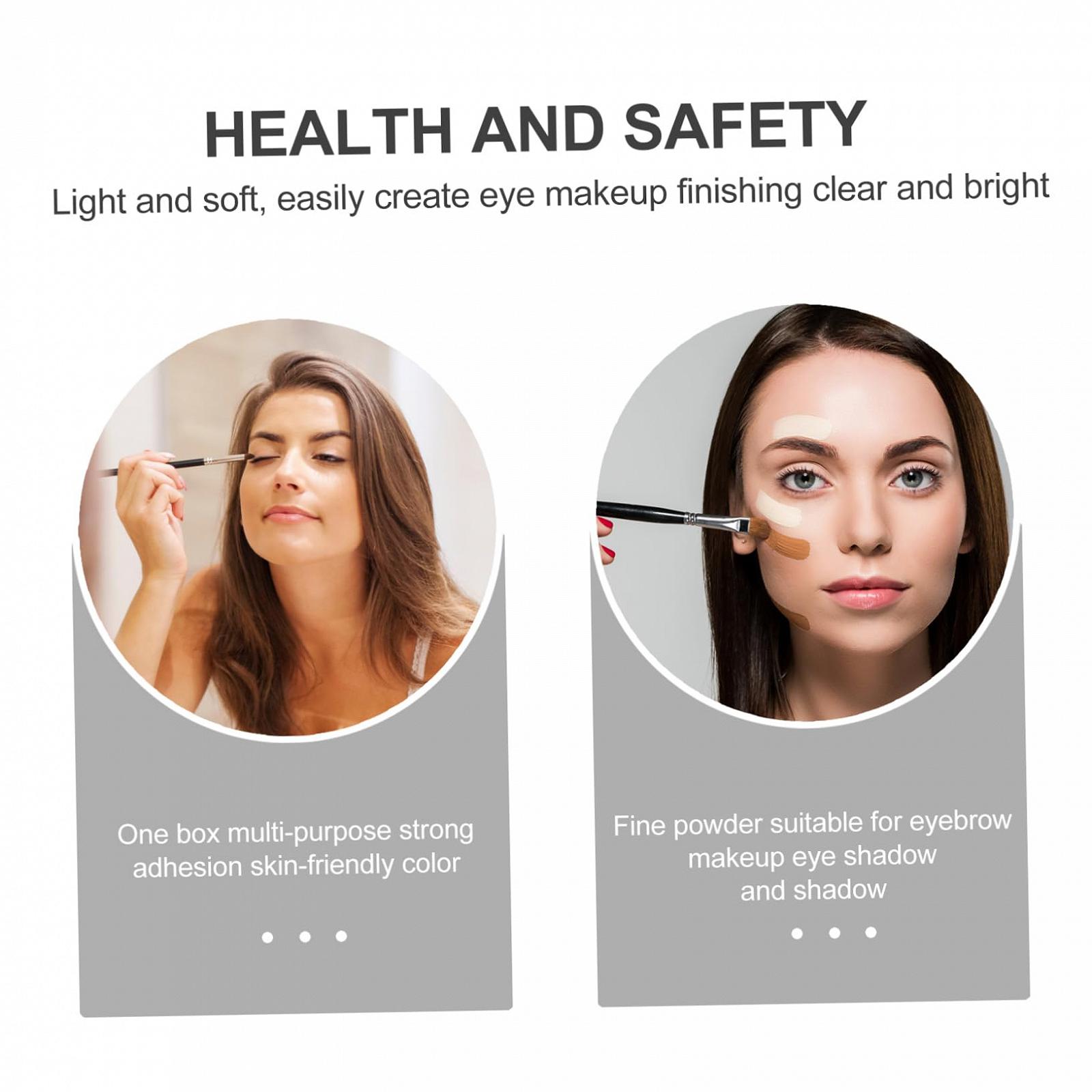 Набір Healvian Eyebrow Powder 4 Sets Eyebrow Powder Set Водостійкий ABS, фото №6