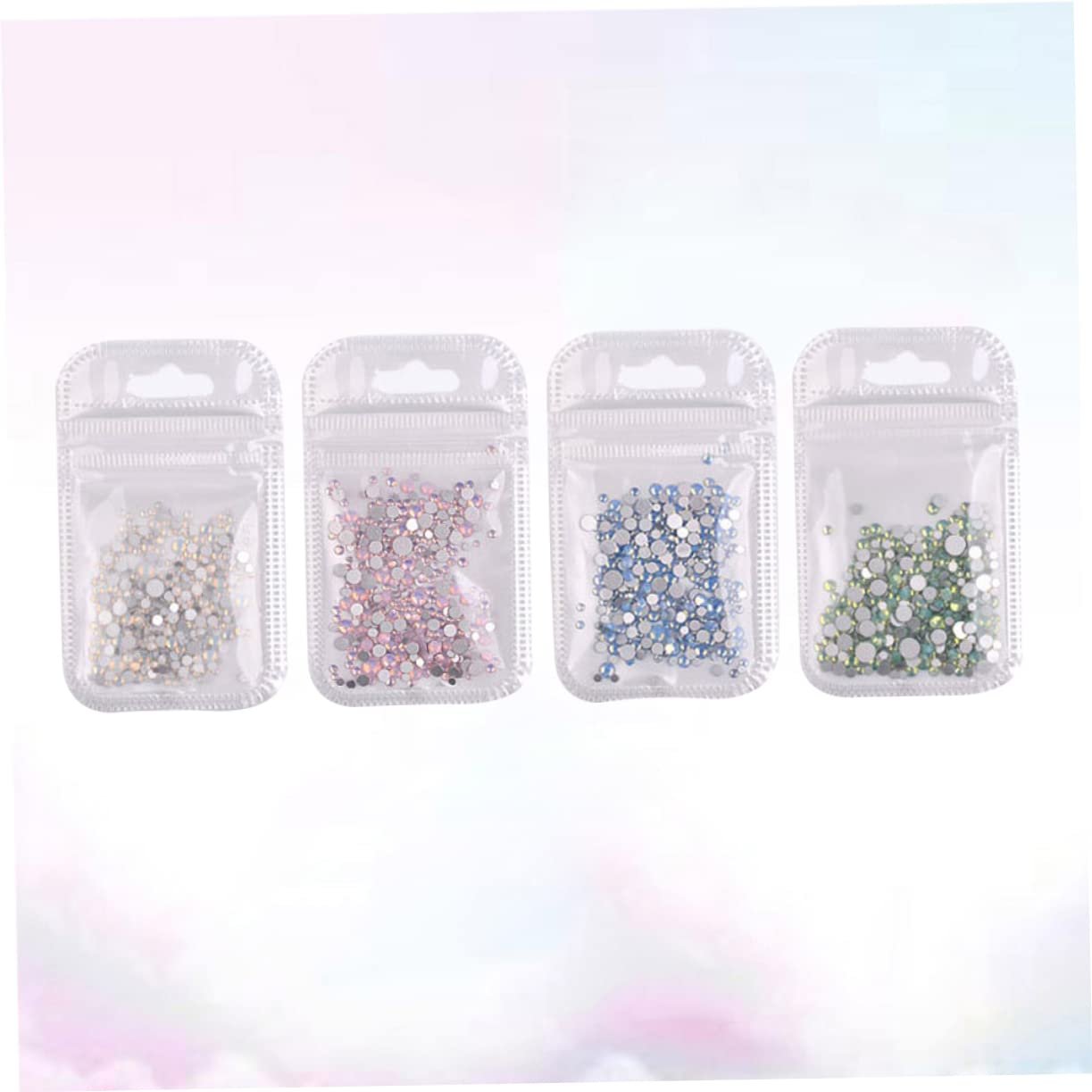 Стрази для нігтів FRCOLOR Набір Різнокольорові, фото №5