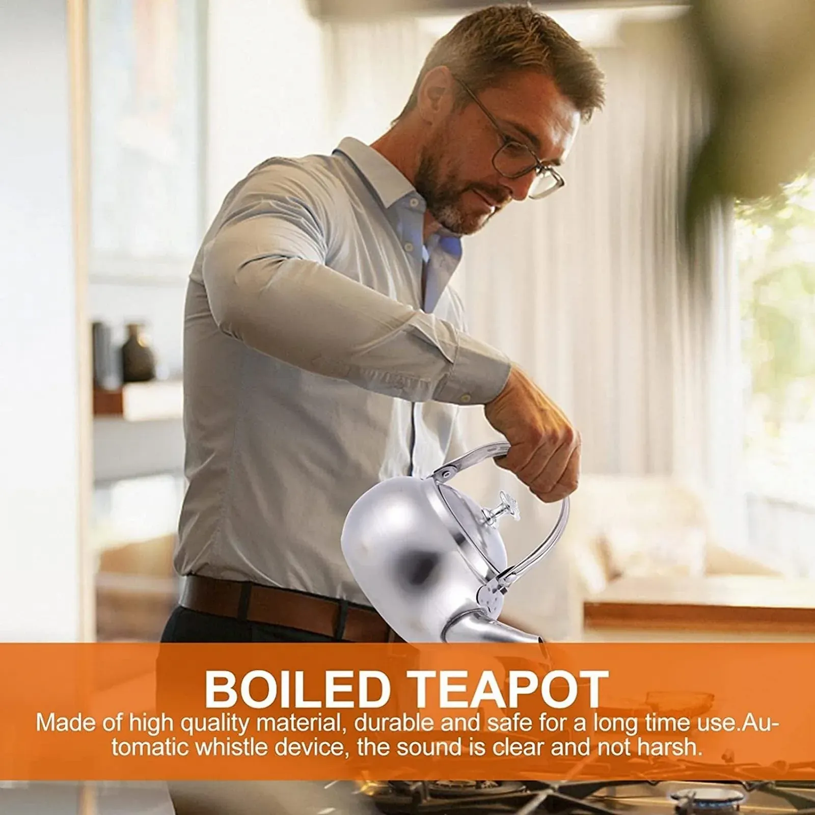 Чайник з нержавіючої сталі, фото №5