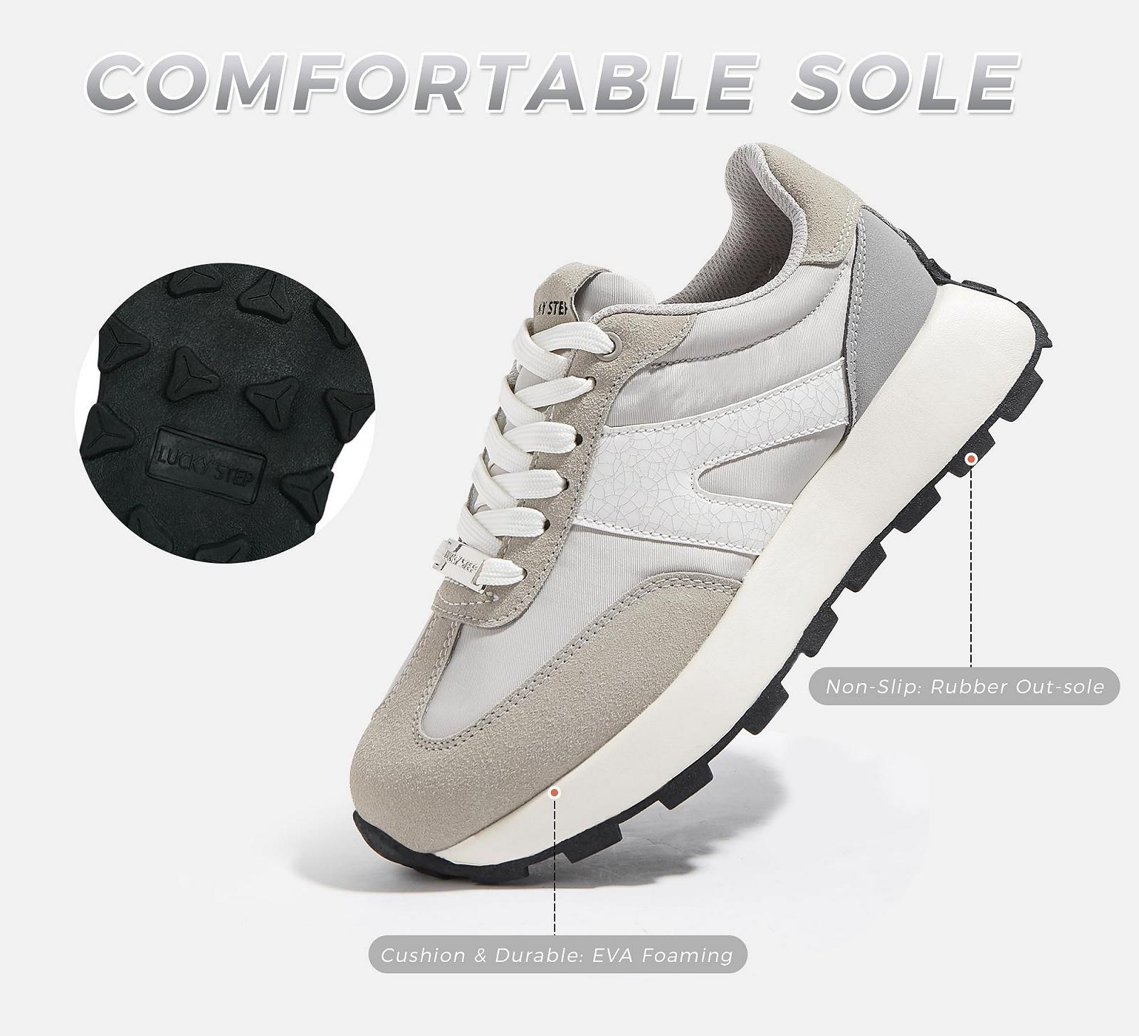 Женские Кроссовки на платформе LUCKY STEP Ретро Классические Кроссовки, фото №3