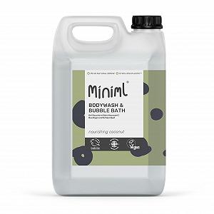 Гель для тіла та піна для ванни Miniml зволожувальний кокос та алое вера, 5 л - Фото 1