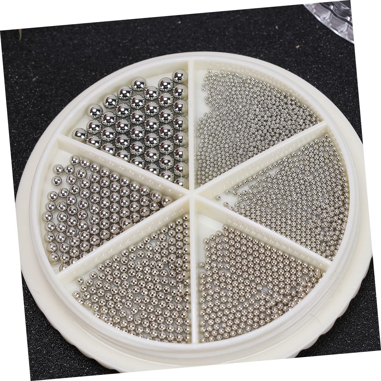 Металлические бусины для ногтей Healeved, 2 шт., из нержавеющей стали, прочные, универсальные, для маникюра, дизайна ювелирных изделий и DIY дизайна ногтей для друзей и творческих людей, фото №4