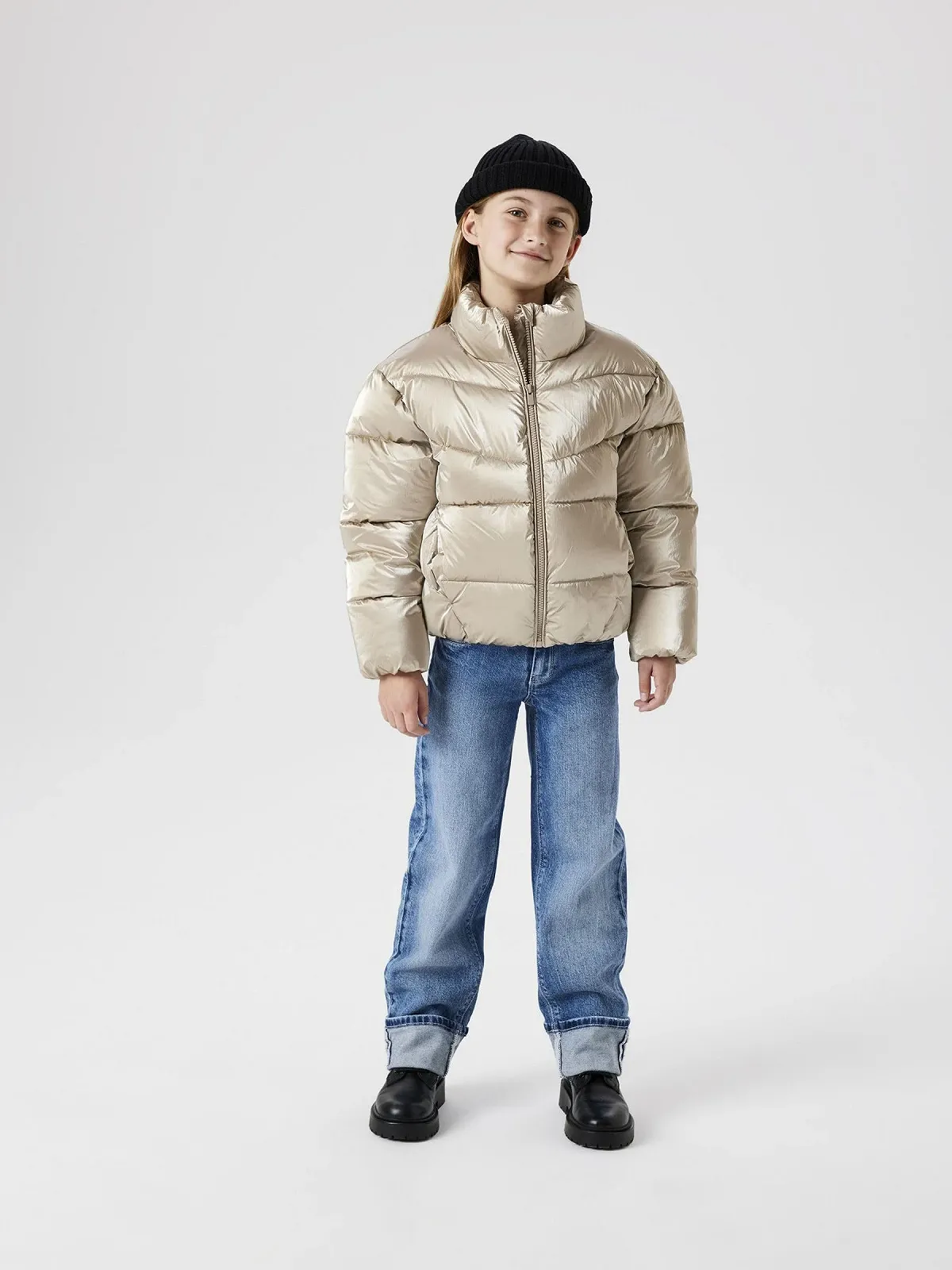 Куртка-пуховик для дівчинки Name It Shiny, фото №5