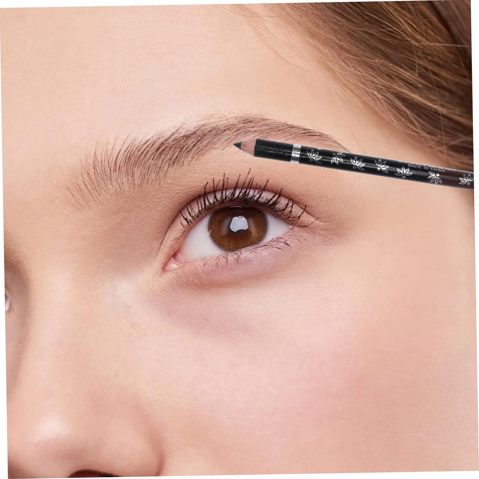 Олівець Minkissy для брів 24 шт двосторонній механічний олівець трикутний з точилкою, фото №5