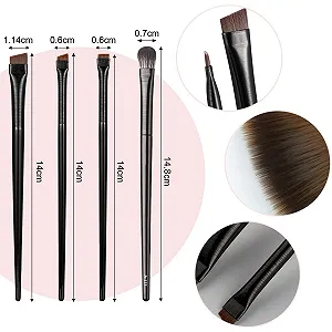 Набор тонких макияжных кистей цена на synthetic.ua - Фото 1 Набор тонких макияжных кистей synthetic.ua - Фото 1