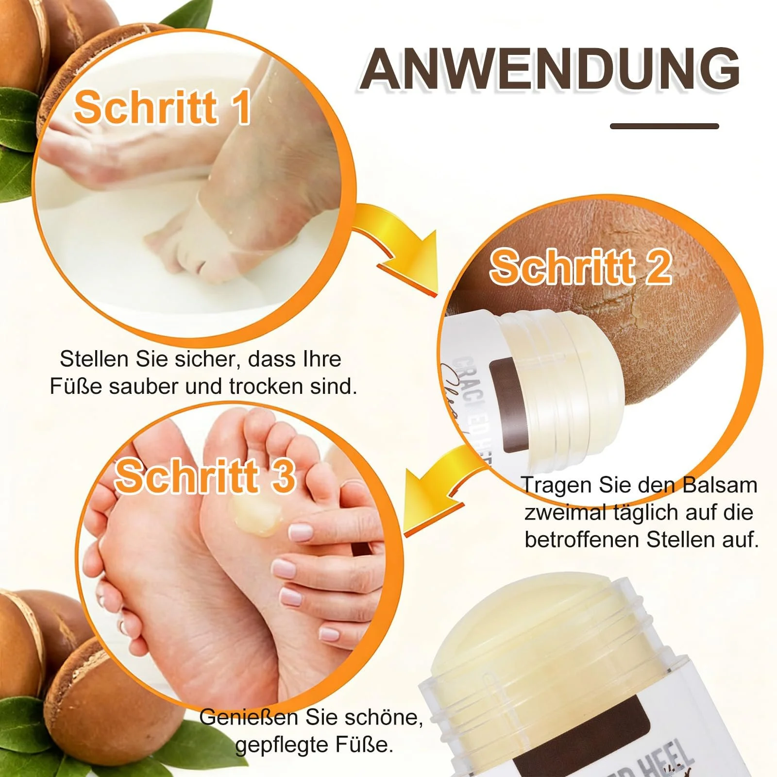 Крем для ног для очень сухой кожи от мозолей и трещин Набор 2 шт., фото №7