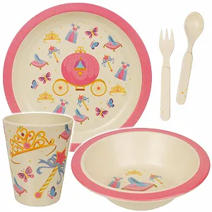 Набір дитячого посуду alles-meine.de Принцеса Попелюшка / Казка, 5 предметів - Фото 1