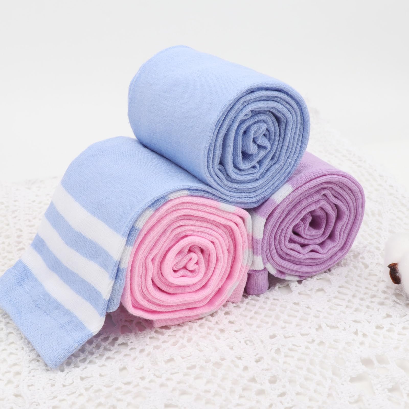 Женские очень длинные носки DRESHOW выше колена, чулки, длинные полосатые носки, повседневные высокие гольфы, фото №6