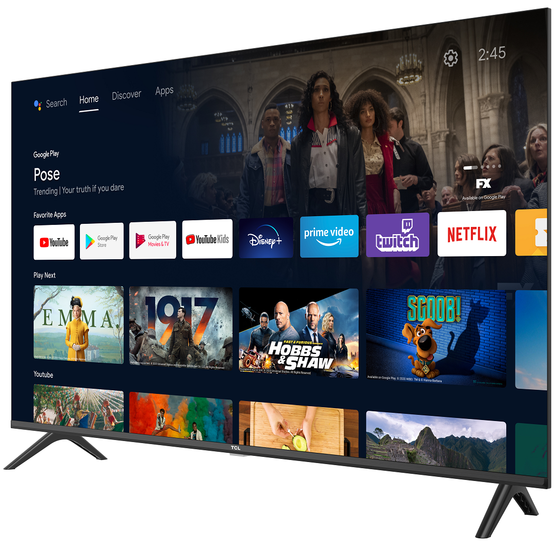 Телевизор 40" TCL 40S5401A / Full HD / 60 Гц / LCD / Smart TV / Wi-Fi / Bluetooth / T2, фото №3